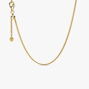 14K gold plate adjustable up to 23.6 curb chain
